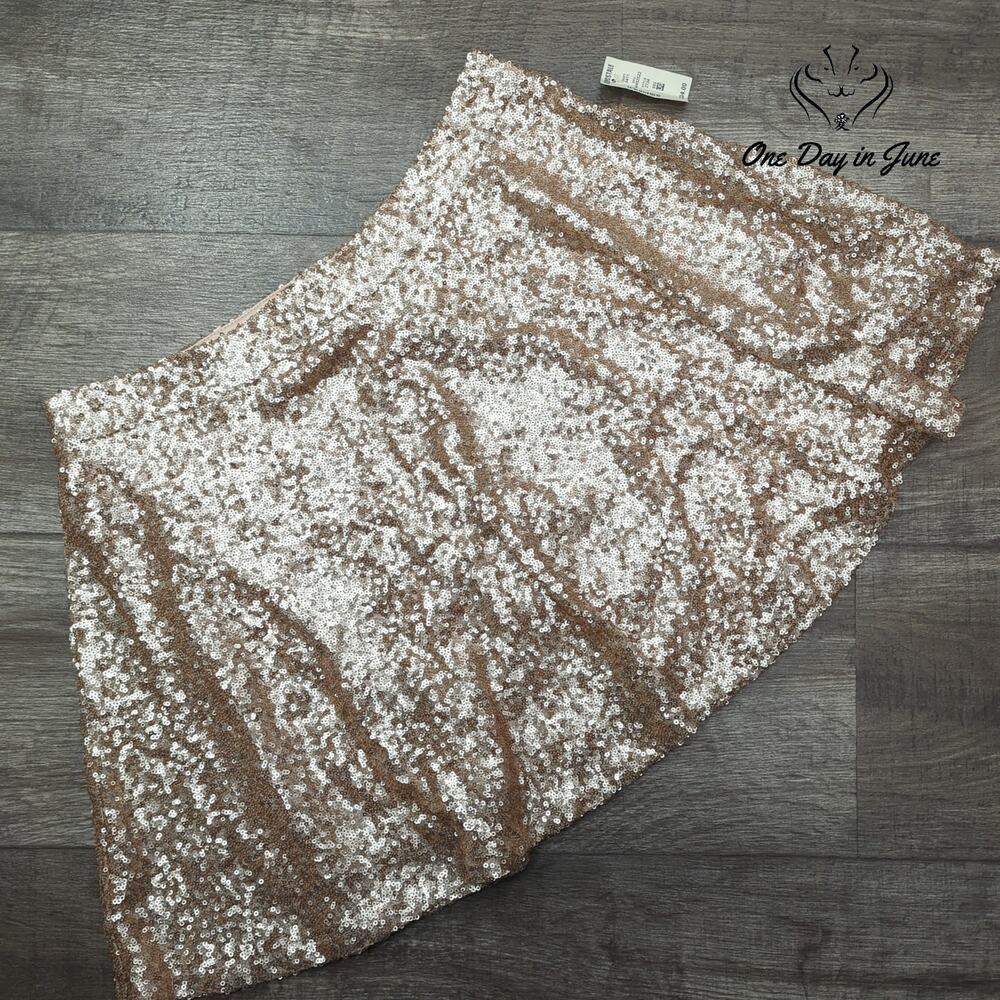 Bethany Mota Sequin Mini Skirt Size L